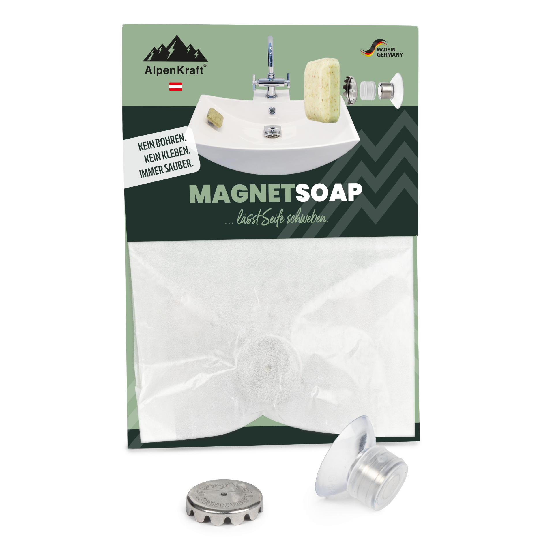 AlpenKraft® MagnetSoap Seifenhalter