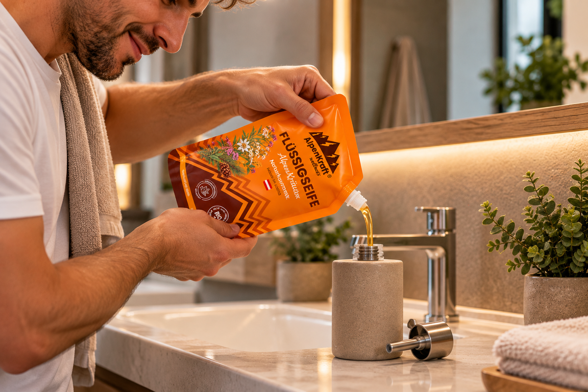 AlpenKraft® FlüssigSeife 750ml - AlpenKräuter