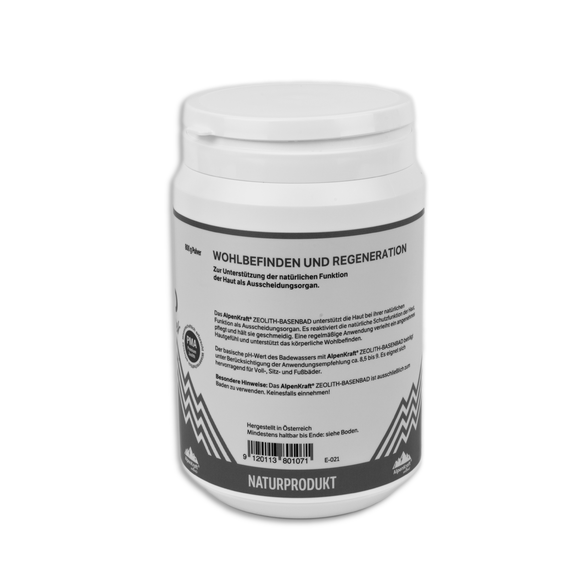 Alpenkraft® Zeolith Basenbad 800g