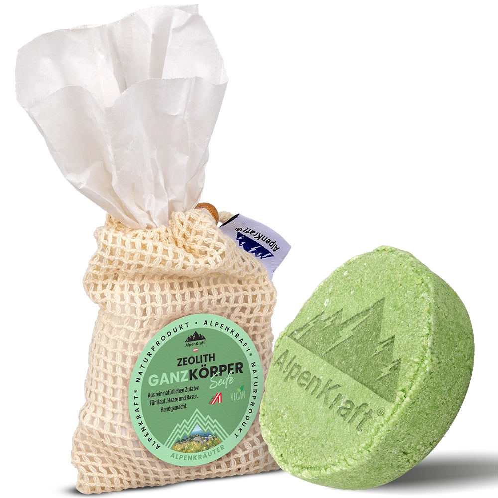 AlpenKraft® ZEOLITH GanzkörperSeife 80gr