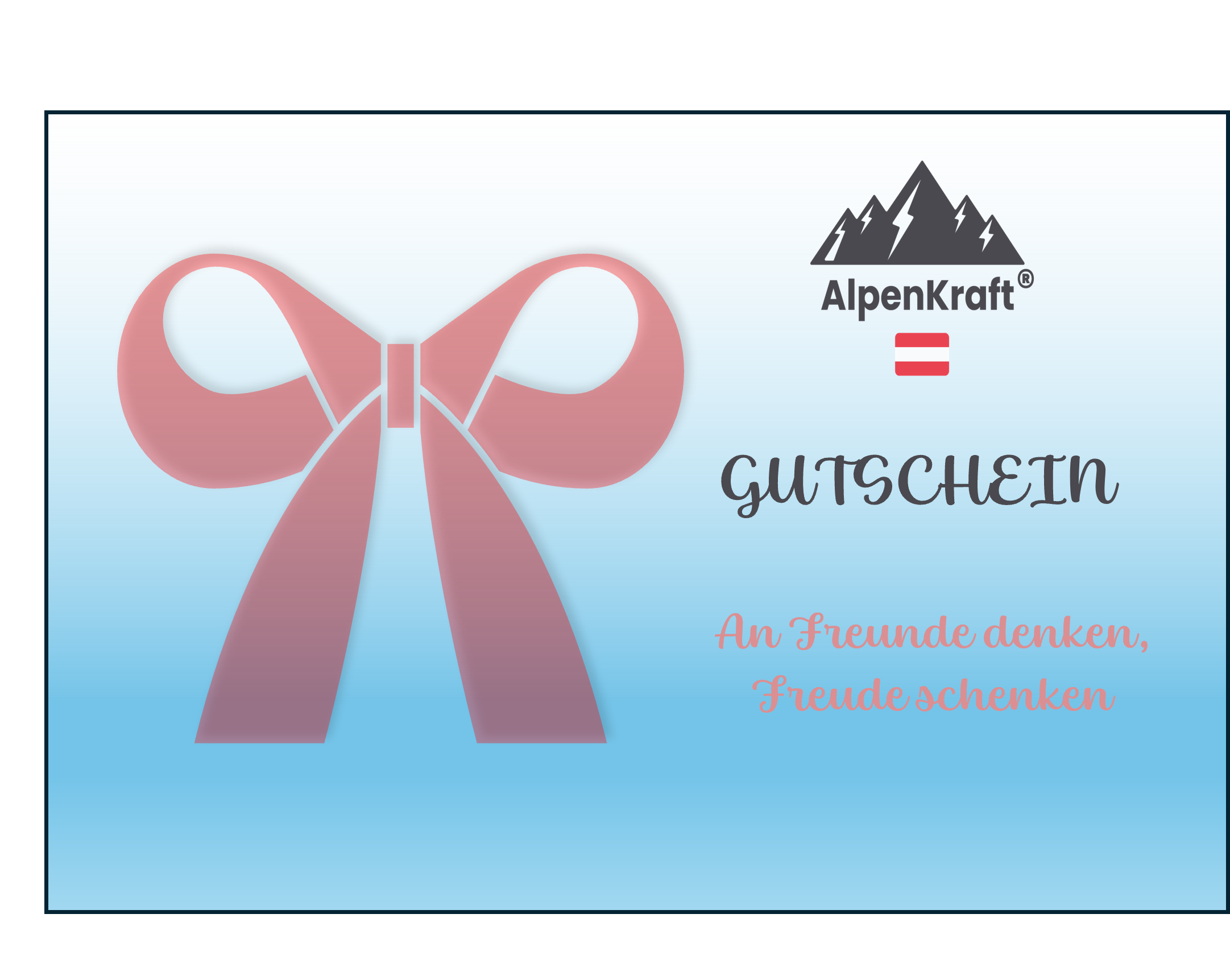 AlpenKraft® bon cadeau