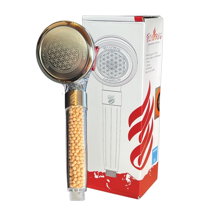 AlpenKraft® "ZugSpitze" Shower Head Feuerberg Edition