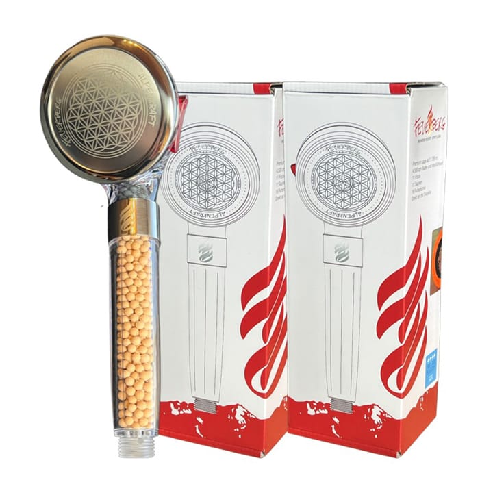2x AlpenKraft® "ZugSpitze" Shower Head Feuerberg Edition