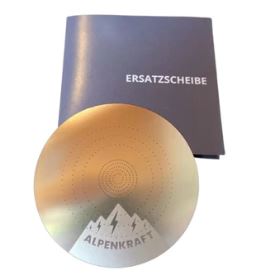 AlpenKraft® "ZugSpitze" Ersatzscheibe Naturhaus Schwartl