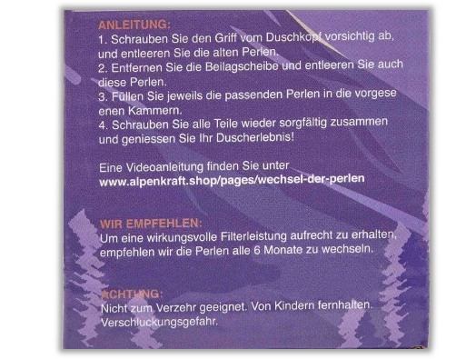 AlpenKraft® "Turmalin-Ton" Filterperlen