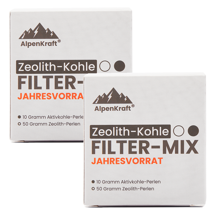 2x AlpenKraft® "Zeolith-Aktivkohle" Filterperlen