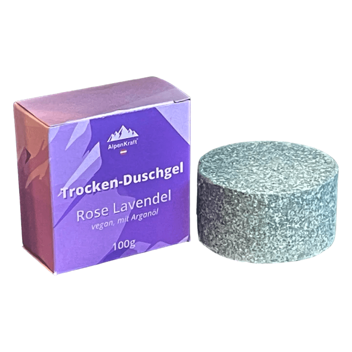 AlpenKraft® "Rose Lavendel" Trockenduschgel